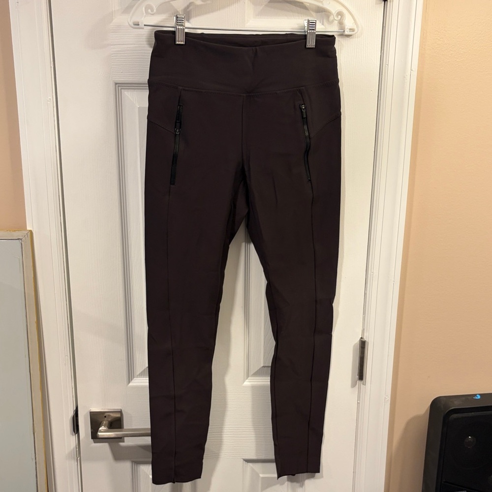 Athleta High-Waist Performance Leggings in Dark Brown